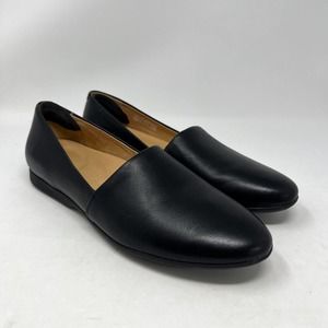 Dankso Larisa Black Milled Nappa Leather Slip On Shoe Women's Size 39 (8.5-9)